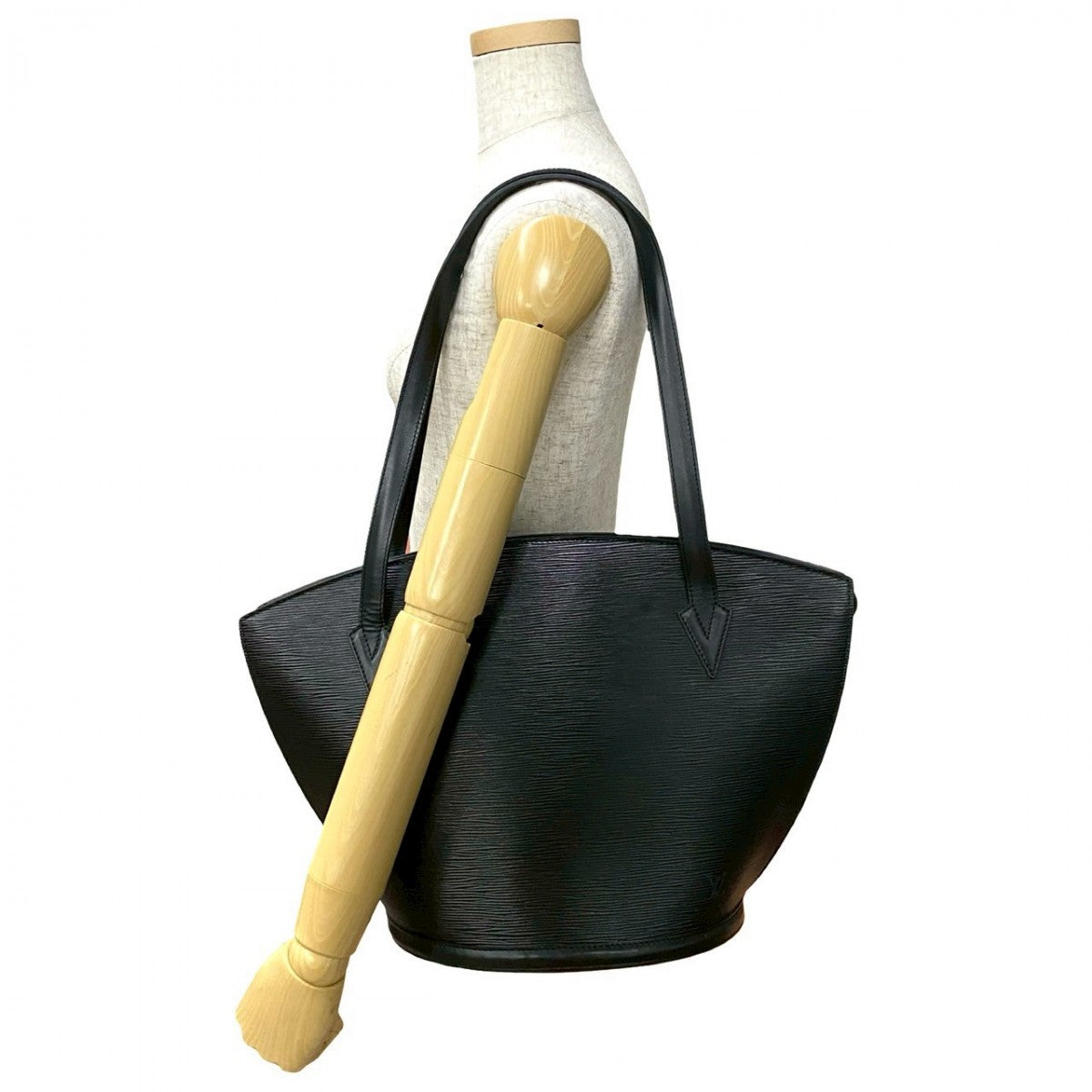 LOUIS VUITTON Tote Bag M52264 Epi Leather black Epi Sunjack shopping Women Used Authentic