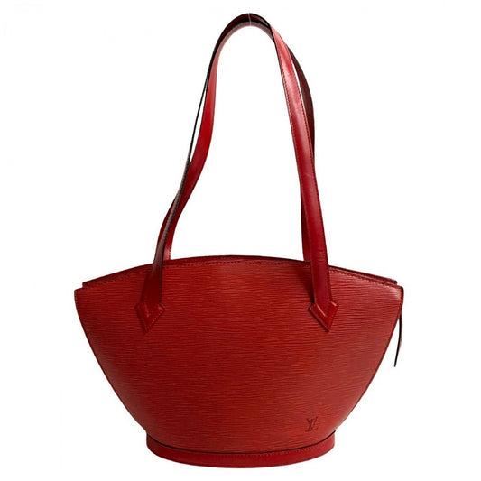 LOUIS VUITTON Tote Bag M522337 Epi Leather Red Epi Sunjack shopping Women Used Authentic