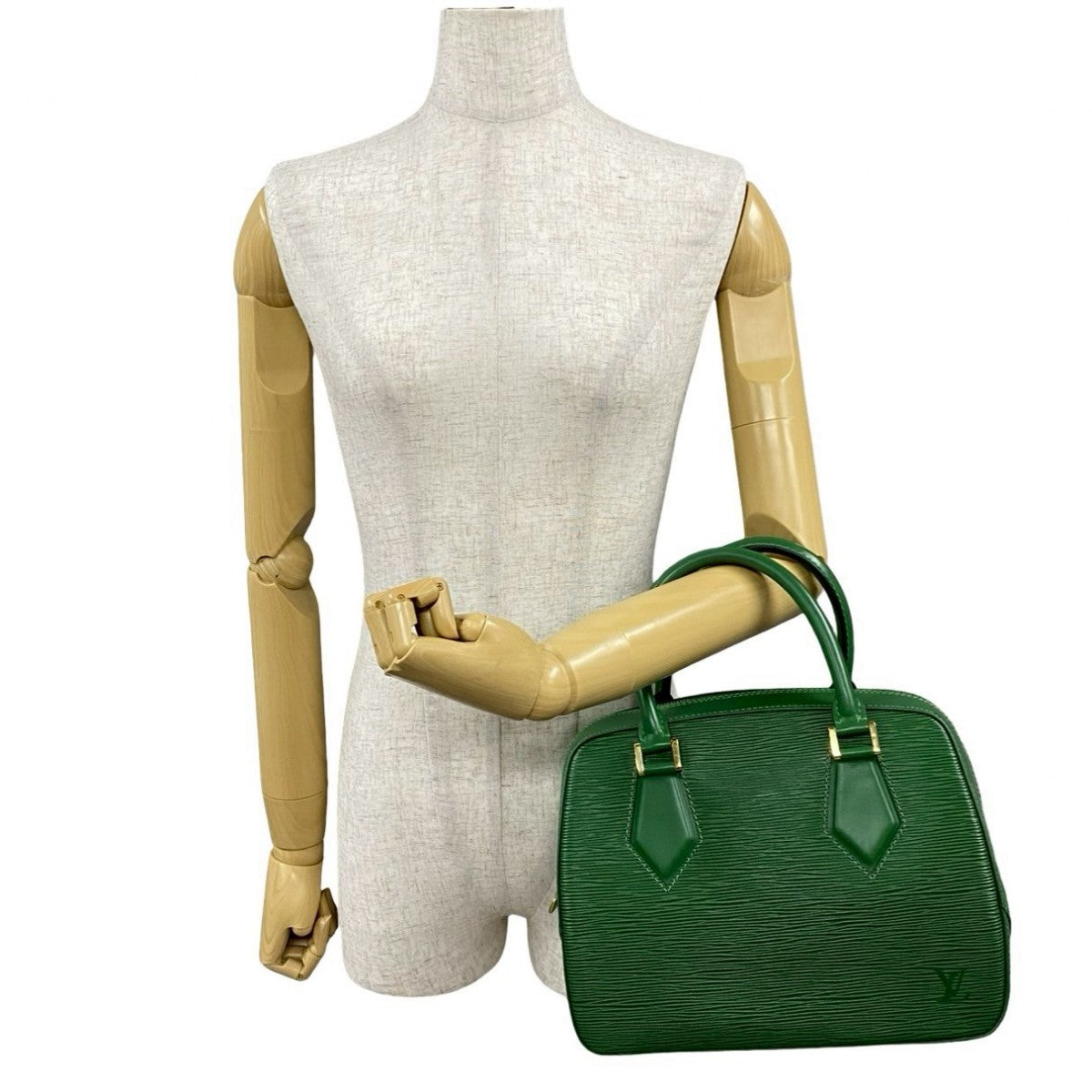 LOUIS VUITTON Handbag M52044 Epi Leather green Epi Sablon Women Used Authentic