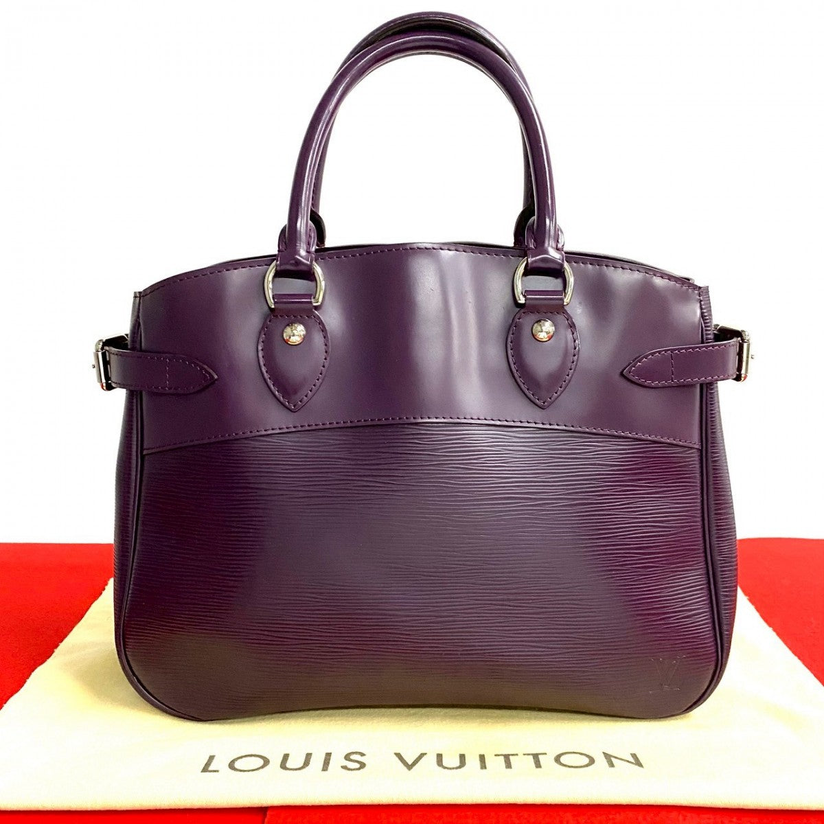LOUIS VUITTON Handbag M5926K Epi Leather purple Epi Passy PM Women Used Authentic