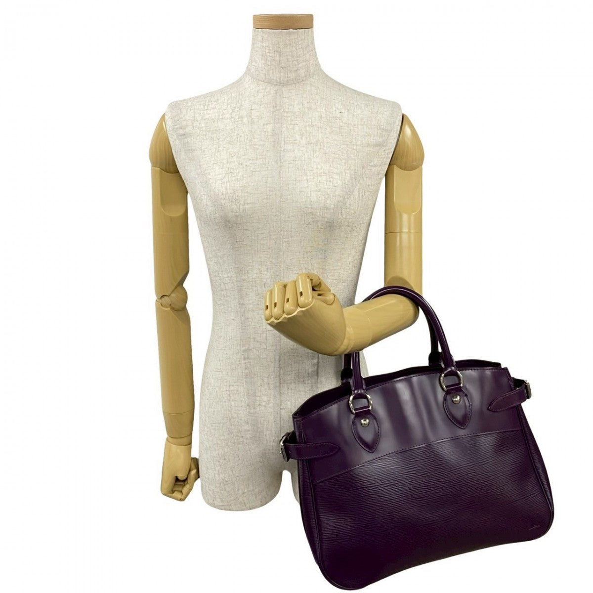 LOUIS VUITTON Handbag M5926K Epi Leather purple Epi Passy PM Women Used Authentic