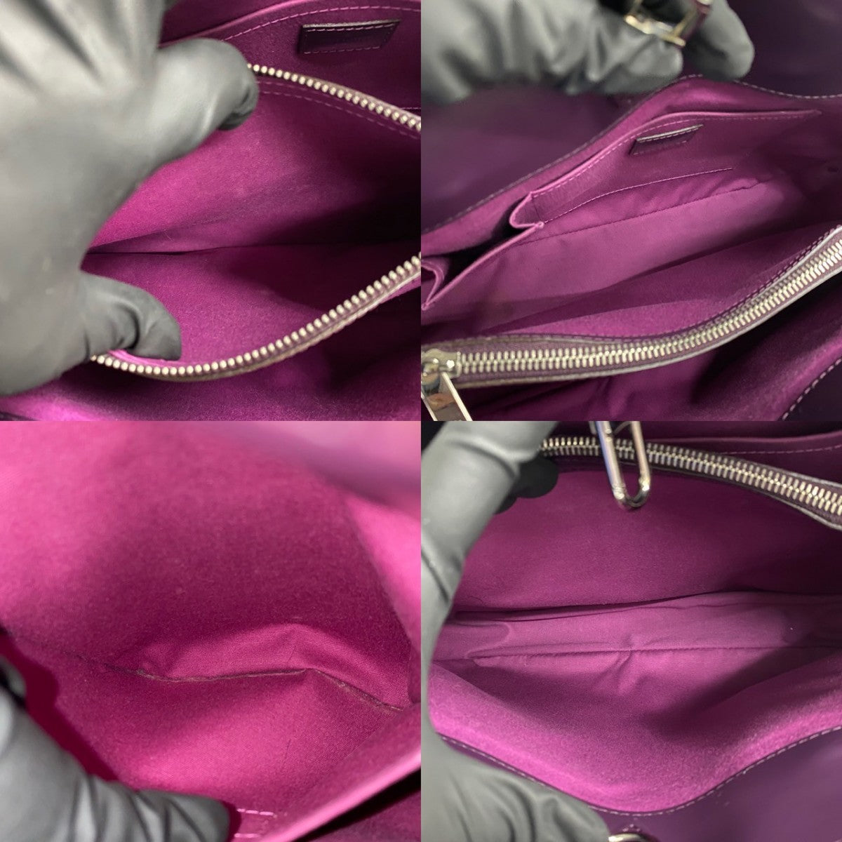 LOUIS VUITTON Handbag M5926K Epi Leather purple Epi Passy PM Women Used Authentic