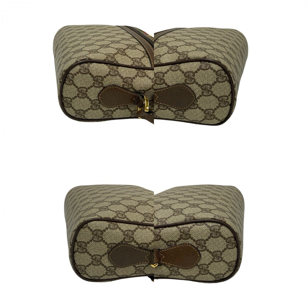 GUCCI Shoulder Bag leather Brown Sherry line