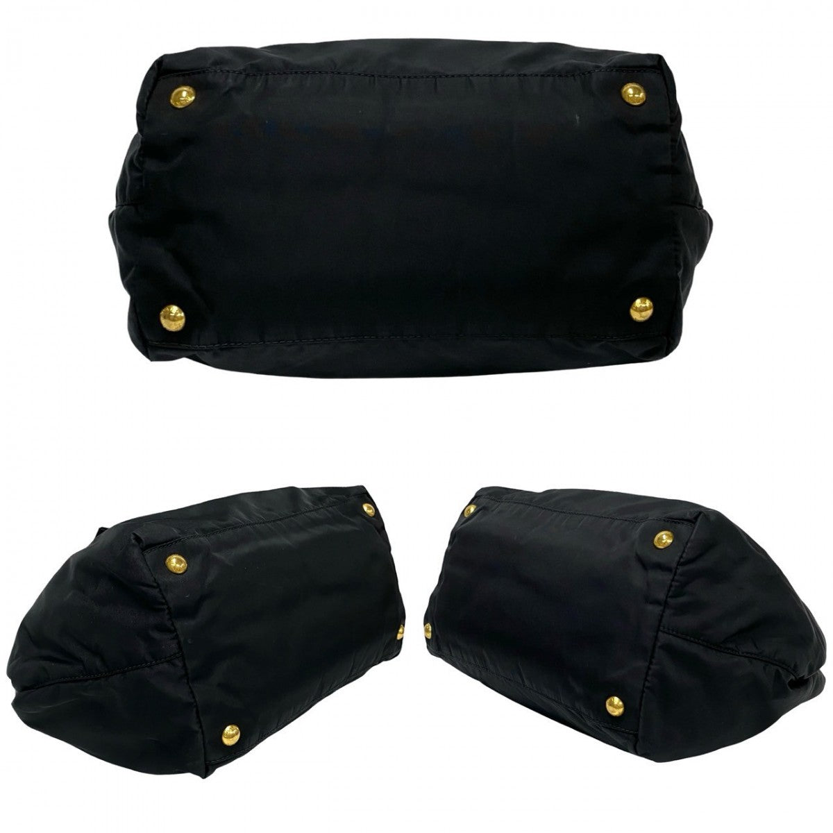 PRADA Handbag leather black