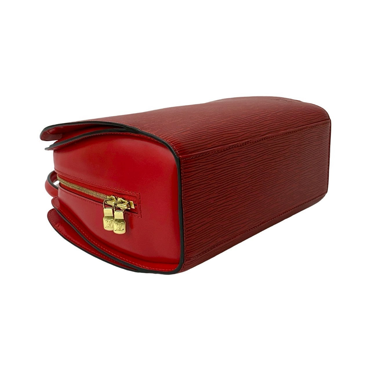 LOUIS VUITTON Handbag leather Red Epi Ponneuf