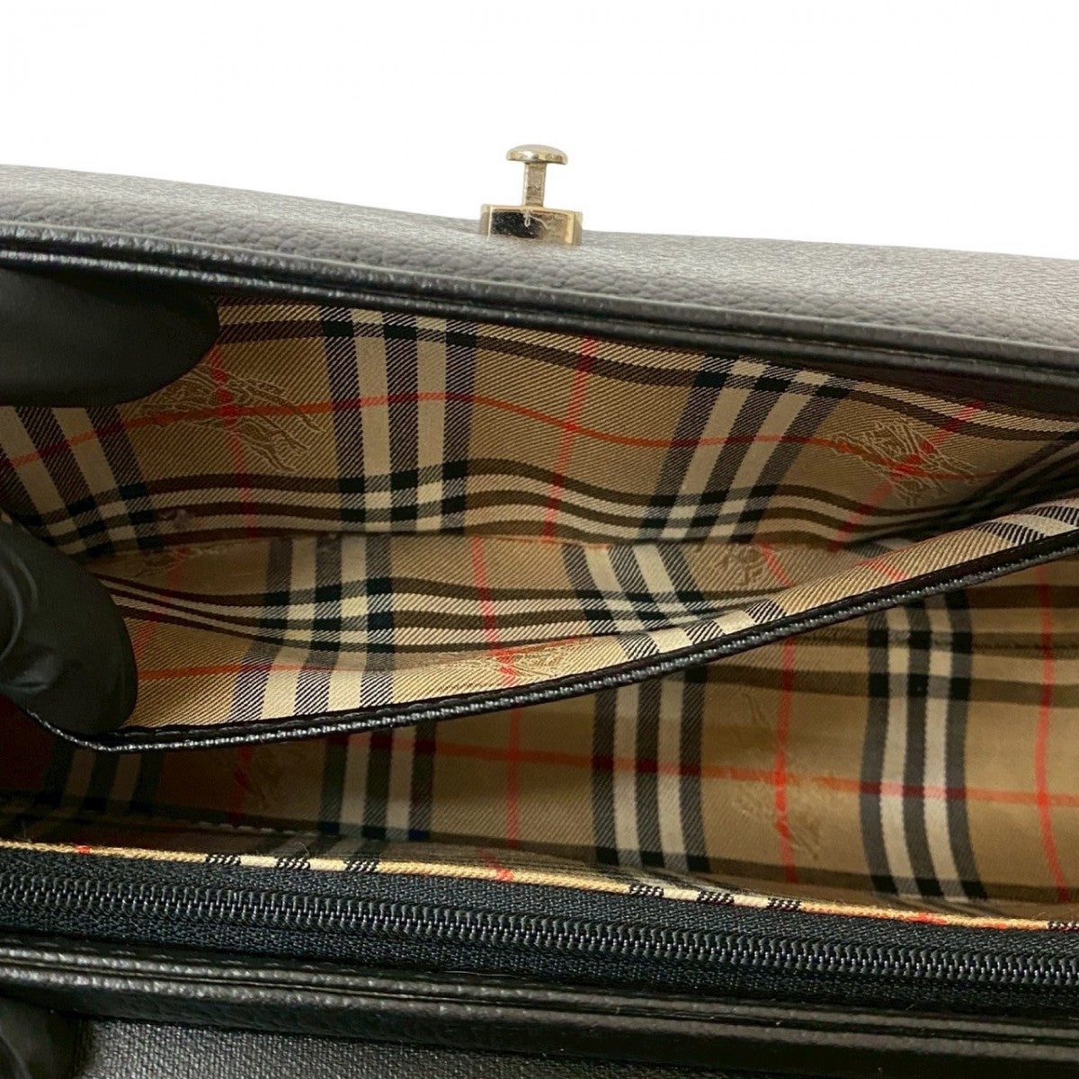 BURBERRY Handbag leather black