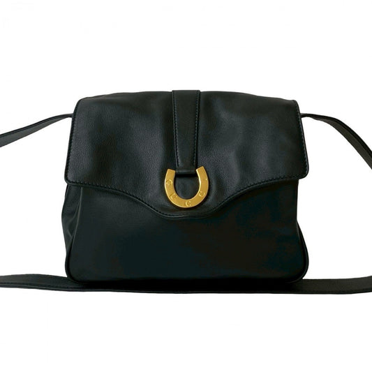 GUCCI Shoulder Bag leather black