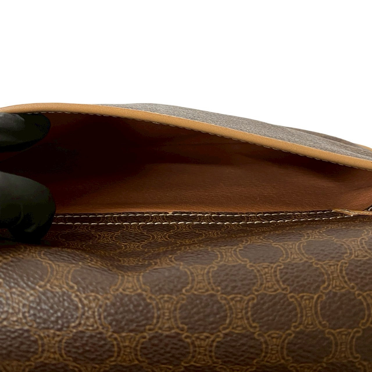 CELINE Shoulder Bag leather Brown