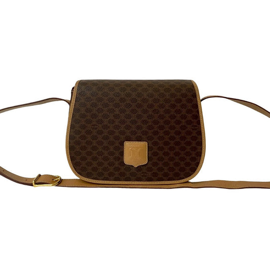 CELINE Shoulder Bag leather Brown
