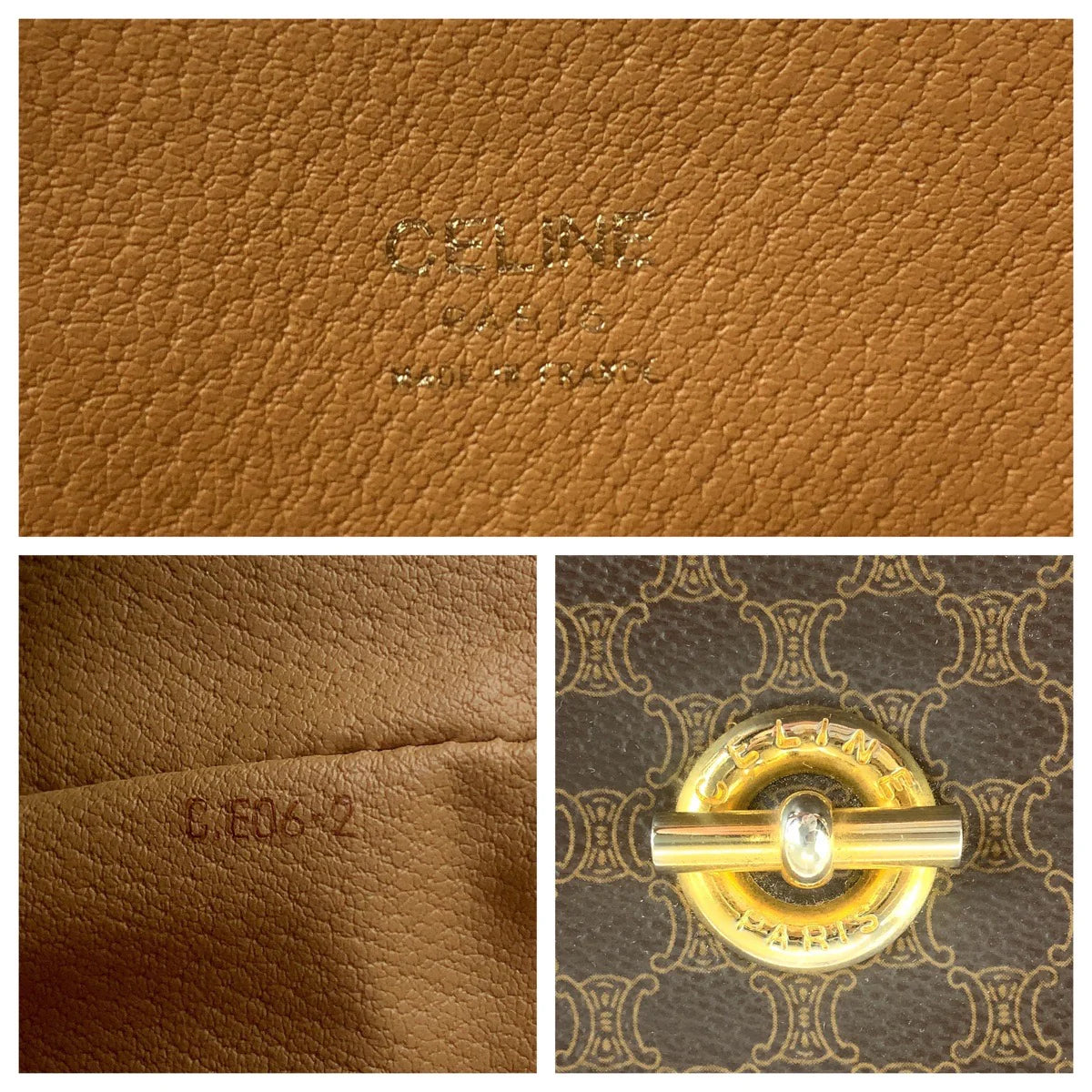 CELINE Macadam Tote Bag Brown
Gold Women Used
Authentic