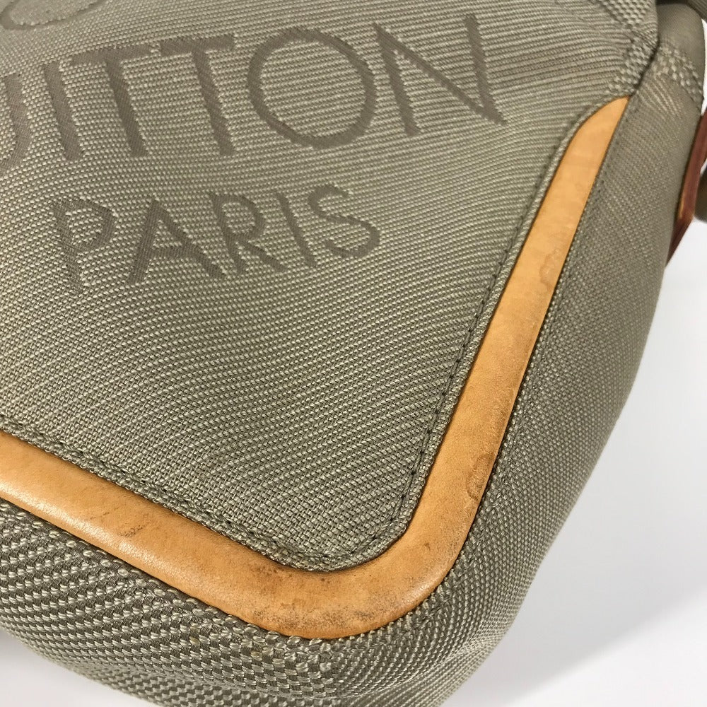 LOUIS VUITTON Shoulder Bag M93041 Damier Jean Canvas gray Monogram Geant Sitadan unisex(Unisex) Used Authentic