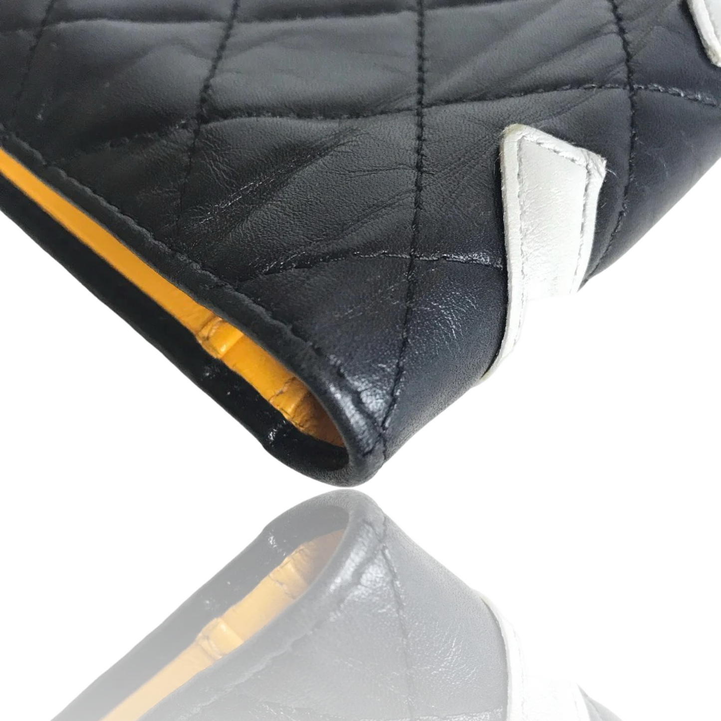 CHANEL CAMBON LAMBSKIN BIFOLD LONG WALLET