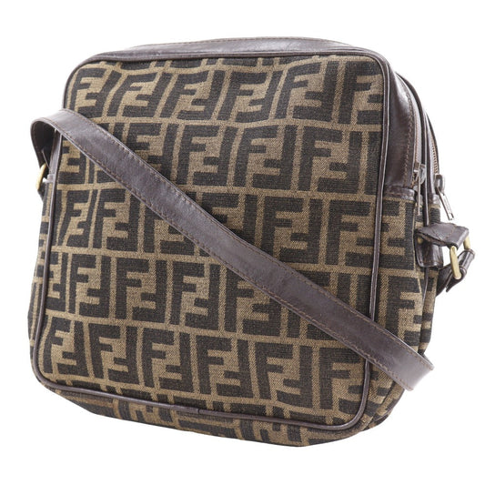 FENDI Shoulder Bag Nylon canvas Brown
Zucca Women Used
Authentic