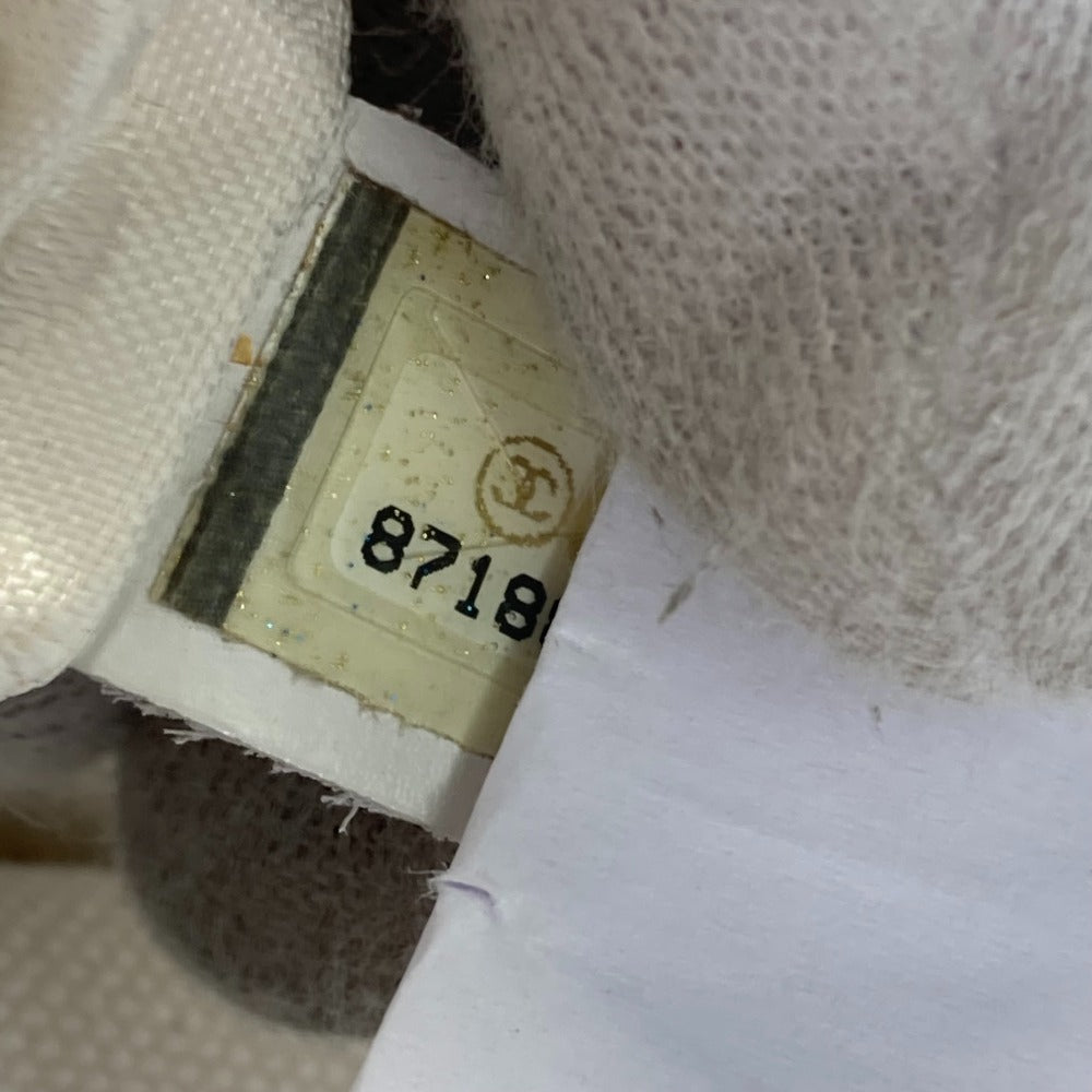 CHANEL Tote Bag canvas beige Shoulder CC COCO Mark Marshmallow Women Used Authentic