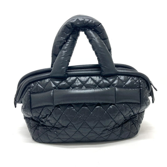 CHANEL Boston Duffel bag A47205 Nylon black Matrasse Cococoon