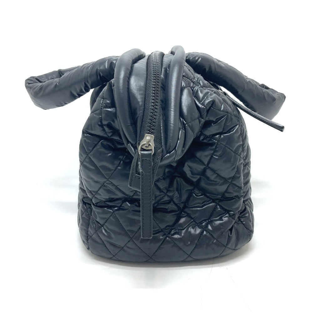 CHANEL Boston Duffel bag A47205 Nylon black Matrasse Cococoon