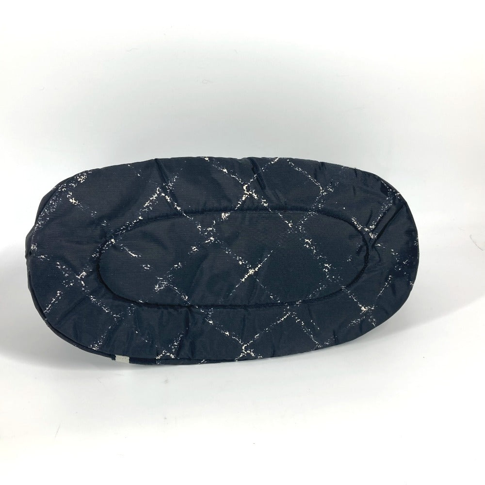 CHANEL Boston Duffel bag Nylon black Old travel line Pet Bag unisex(Unisex) Used Authentic