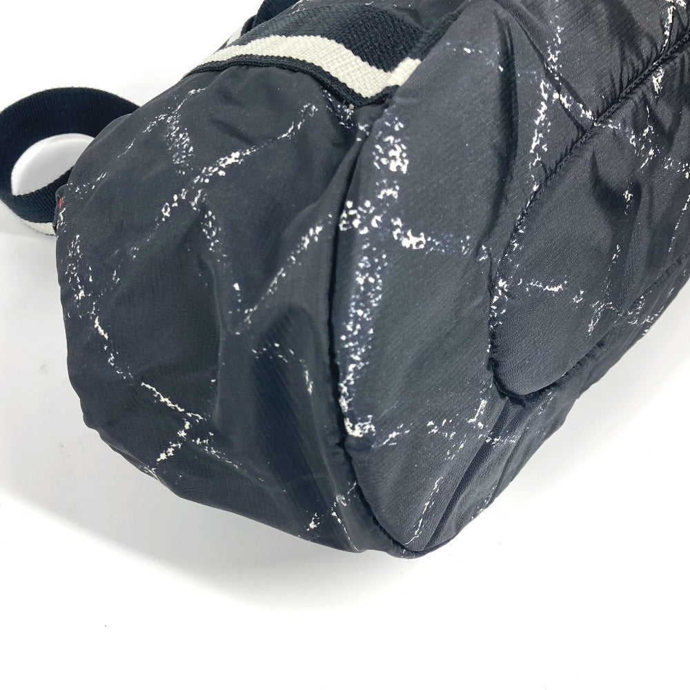 CHANEL Boston Duffel bag Nylon black Old travel line Pet Bag unisex(Unisex) Used Authentic
