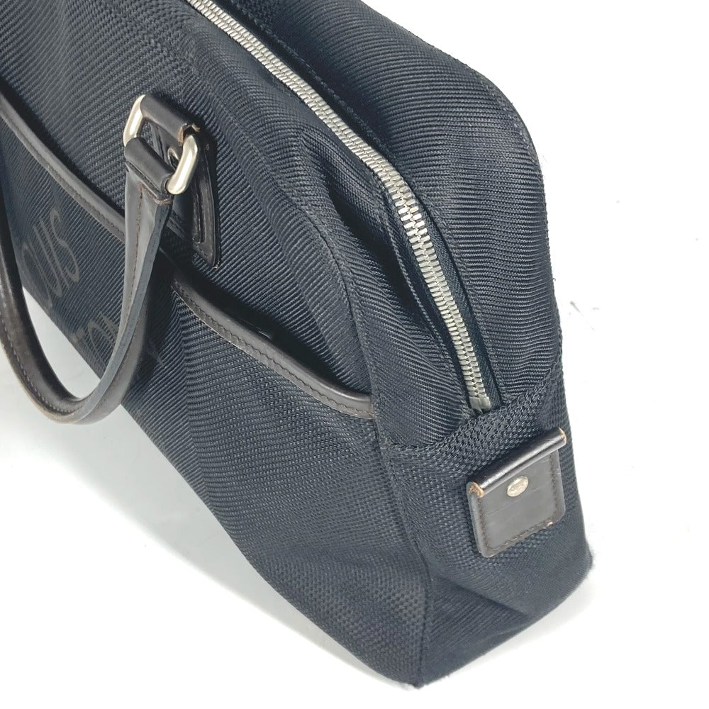 LOUIS VUITTON Business bag M93082 Damier Jean Canvas black Damier Jean Yak mens Used Authentic