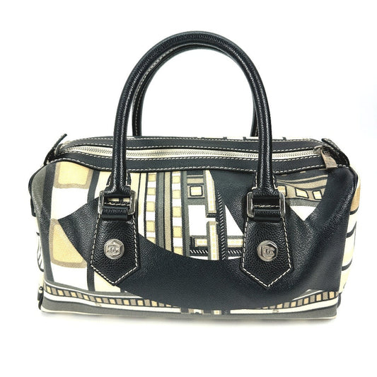 CHANEL Boston Duffel bag PVC black Central station Women Used Authentic