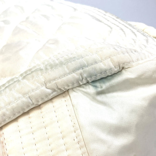 CHANEL Boston Duffel bag A29853 Nylon white Sports CC COCO Mark Quilting Women Used Authentic