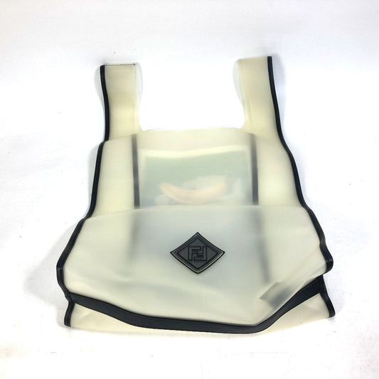 FENDI Handbag 7VA442 Plastics clear banana fruit FREEDOM logo Women Used Authentic