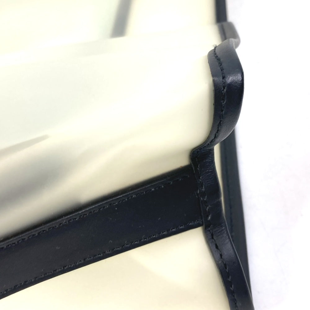 FENDI Handbag 7VA442 Plastics clear banana fruit FREEDOM logo Women Used Authentic