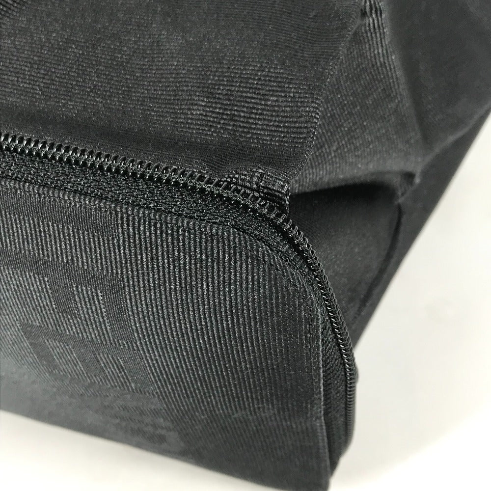 FENDI Tote Bag Nylon black vintage logo Women Used Authentic