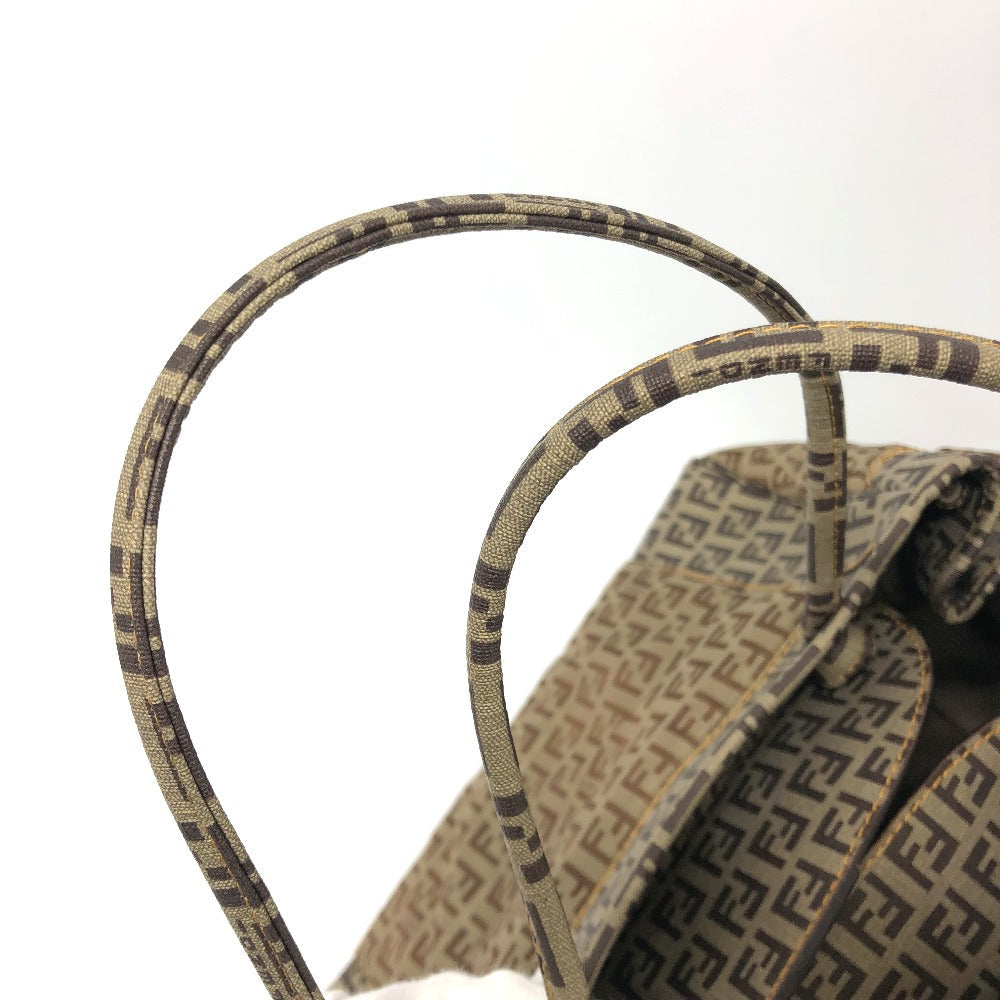 FENDI Handbag 8BN174 PVC / nylon beige Zucchino