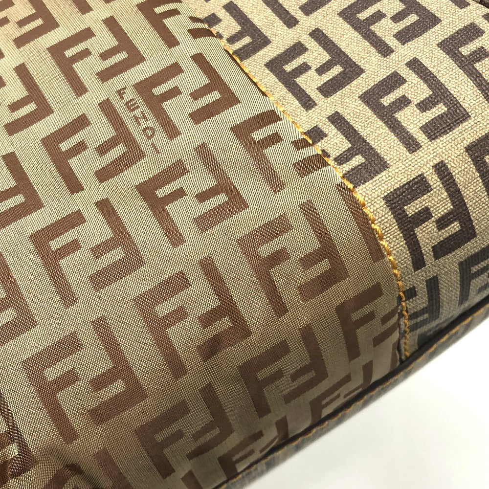 FENDI Handbag 8BN174 PVC / nylon beige Zucchino