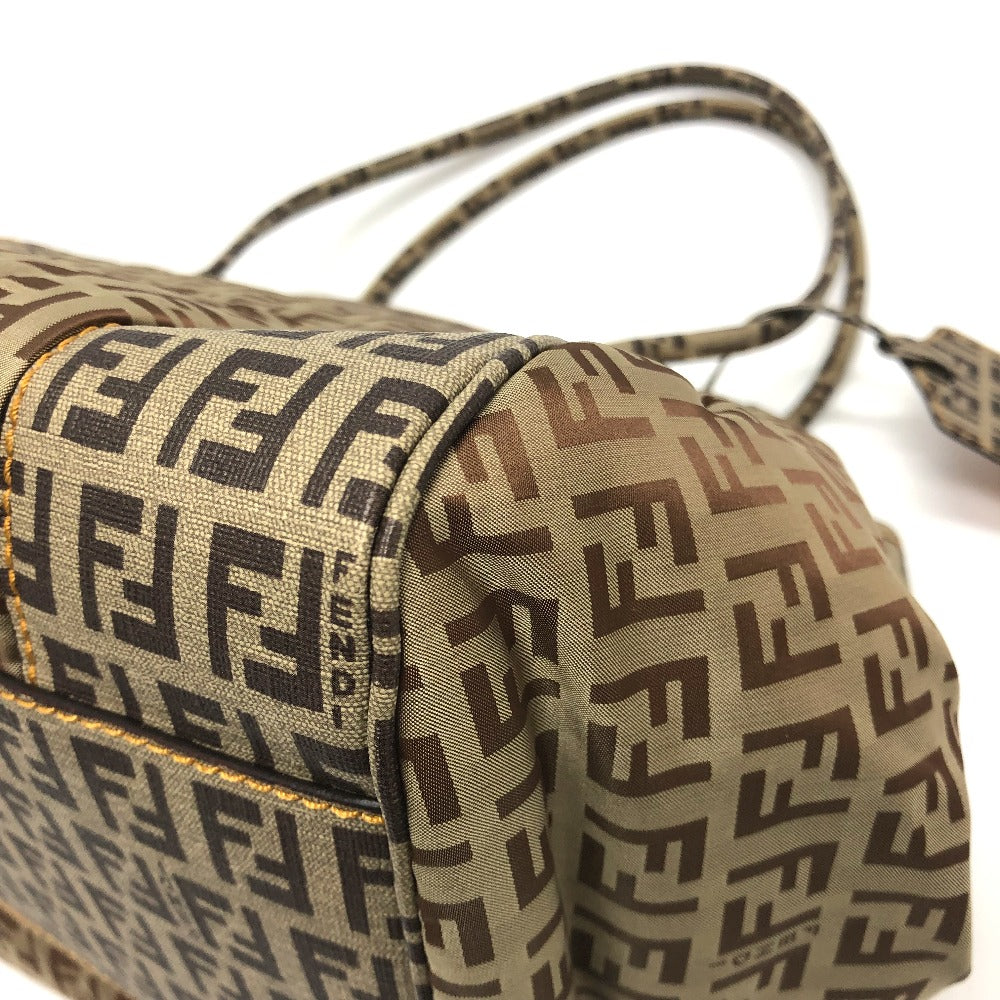 FENDI Handbag 8BN174 PVC / nylon beige Zucchino