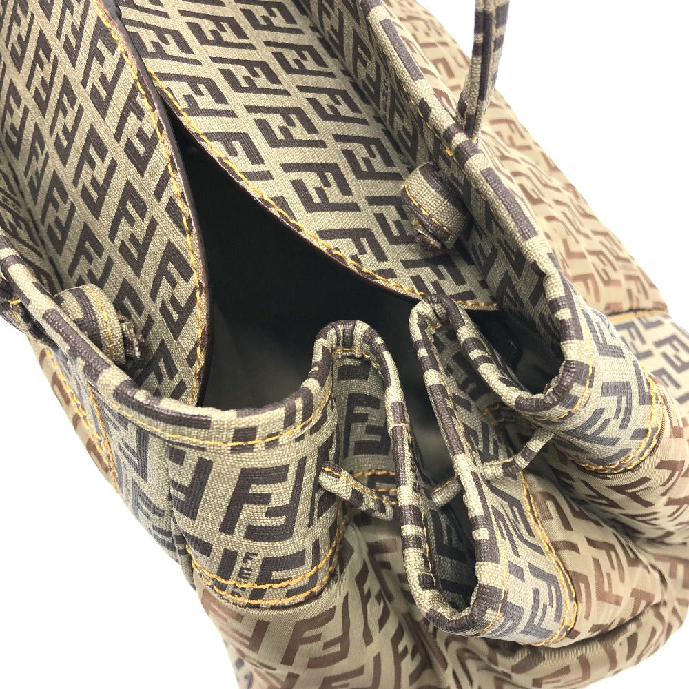 FENDI Handbag 8BN174 PVC / nylon beige Zucchino