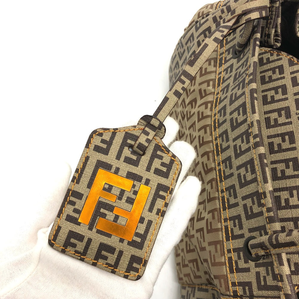 FENDI Handbag 8BN174 PVC / nylon beige Zucchino