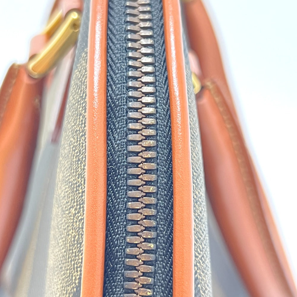 FENDI Handbag PVC, Leather Brown Pecan