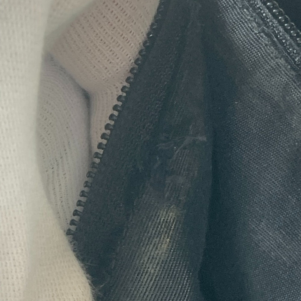 FENDI Handbag Leather / PVC black vintage Doctor Bag Pecan Women Used Authentic