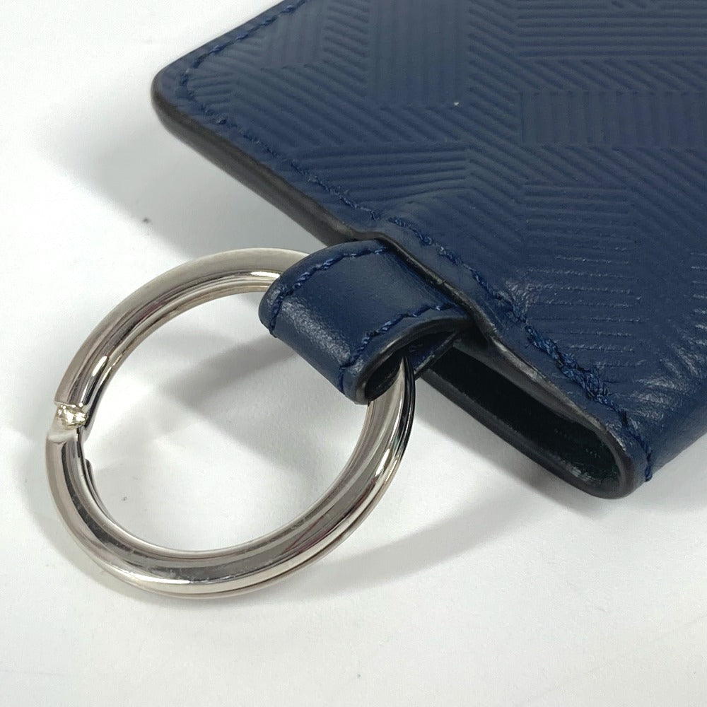 FENDI charm leather Navy Bucket type Bag type Women Used Authentic