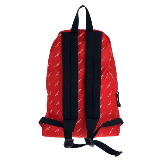 BALENCIAGA Backpack Nylon Red black Backpack Explorer mens Used Authentic