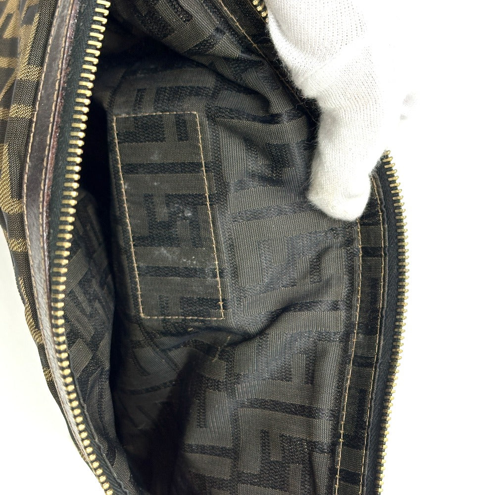 FENDI business bag canvas Brown Zucca Pattern