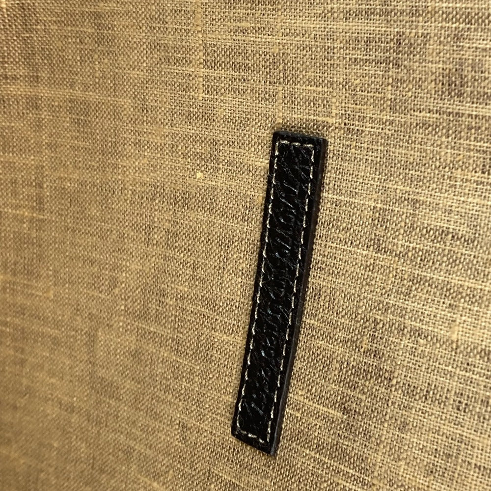 FENDI Clutch bag leather Dark brown bag pouch Celeria mens Used Authentic