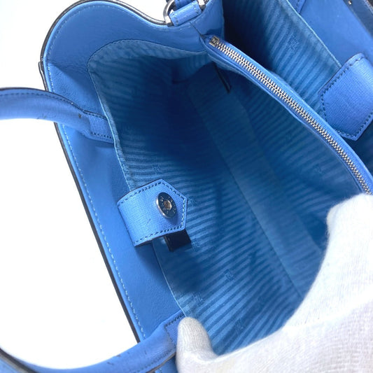 FENDI Handbag 8BH253 leather blue Petite to Jules