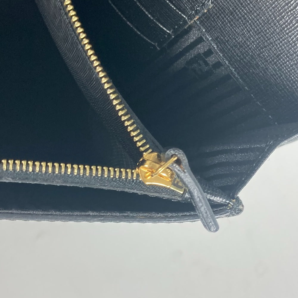 FENDI Clutch bag 8M0312 leather black flap To joule mens Used Authentic