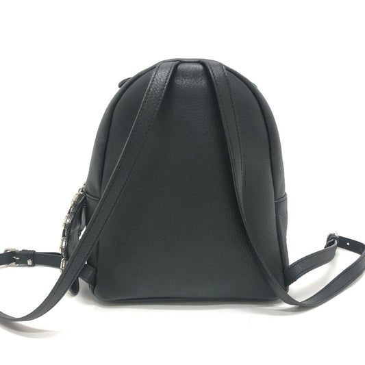 FENDI Backpack 8BZ036 leather black By the Way Bijou