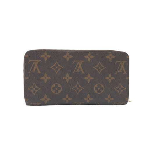 LOUIS VUITTON Long Wallet Purse M61360 PVC Brown Multicolor Gold Metal Long Wallet Purse Zip Around Monogram Evasion Zippy wallet Women Used Authentic
