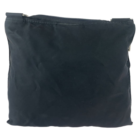 PRADA Shoulder Bag Nylon black Crossbody Shoulder Bag Messenger Bag Test Triangle With logo mens Used Authentic