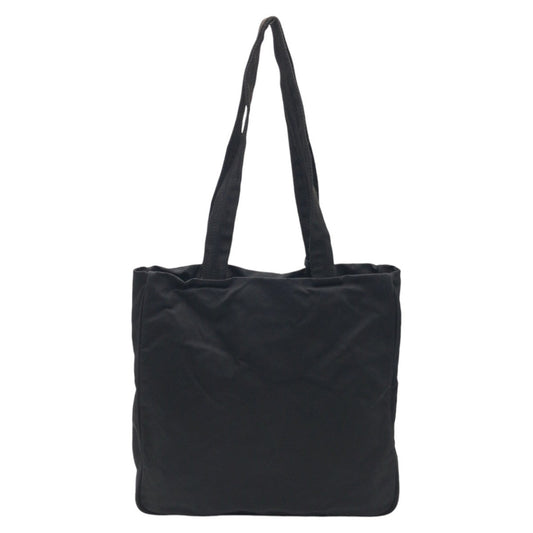 PRADA Tote Bag Nylon Black black Tote Bag Shoulder Bag Handbag Test Triangular logo Women Used Authentic