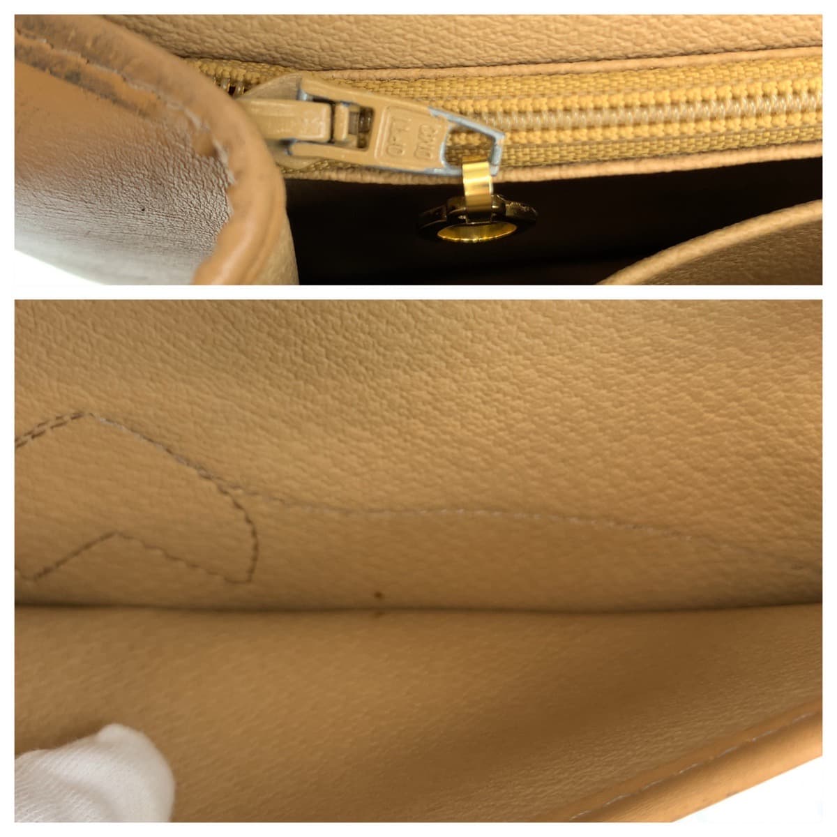 Dior Shoulder Bag Coated canvas, leather Brown Beige Gold Metal Shoulder Bag Handbag 2WAY Trotter Women Used Authentic