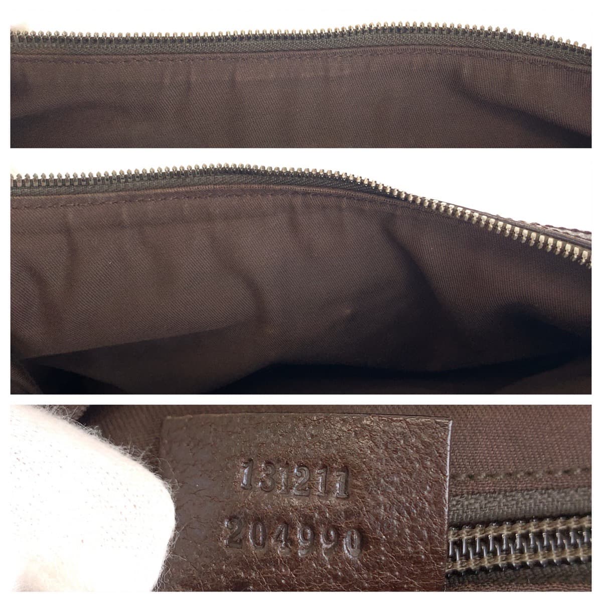 GUCCI Shoulder Bag 131211 GG canvas Beige SilverMetal Crossbody Shoulder Bag Messenger Bag Unisex mens Used Authentic