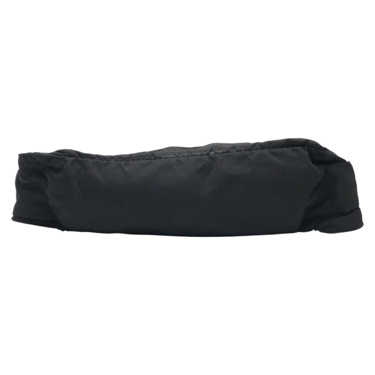 PRADA Sling bag Nylon Black black Sling bag Waist bag Test Triangle With logo mens Used Authentic