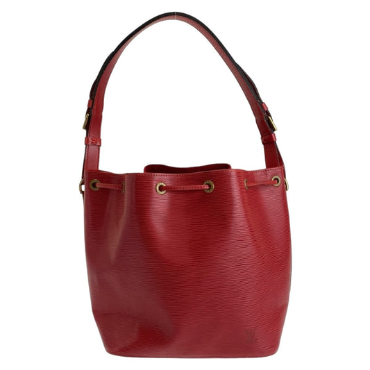 LOUIS VUITTON Shoulder Bag M44107 Epi Leather Red Gold Metal Drawstring bag Shoulder Bag Epi Petit Noe Women Used Authentic