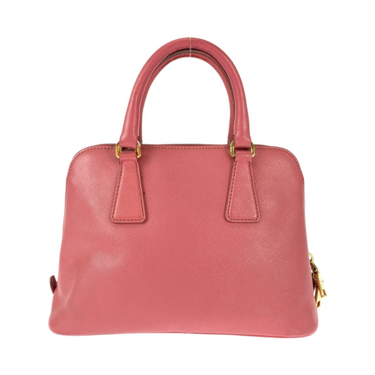 PRADA Handbag BL0838 leather Pink Gold Metal Saffiano Lacus
